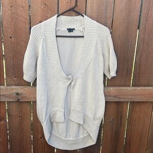 Theory Mari New Malaga Linen Blend Cardigan Size Small